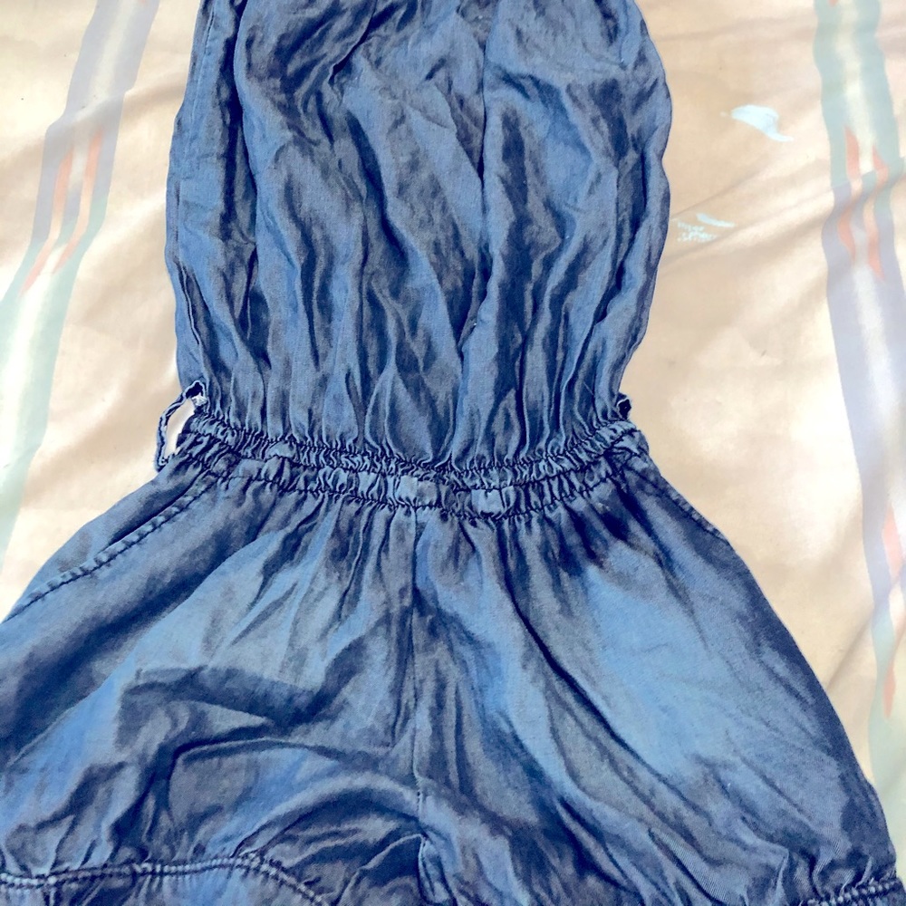 Denim romper